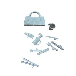 Barbie Dollhouse Miniatures Kitchenware Accessories Dishes‎ Silverware Food Toy